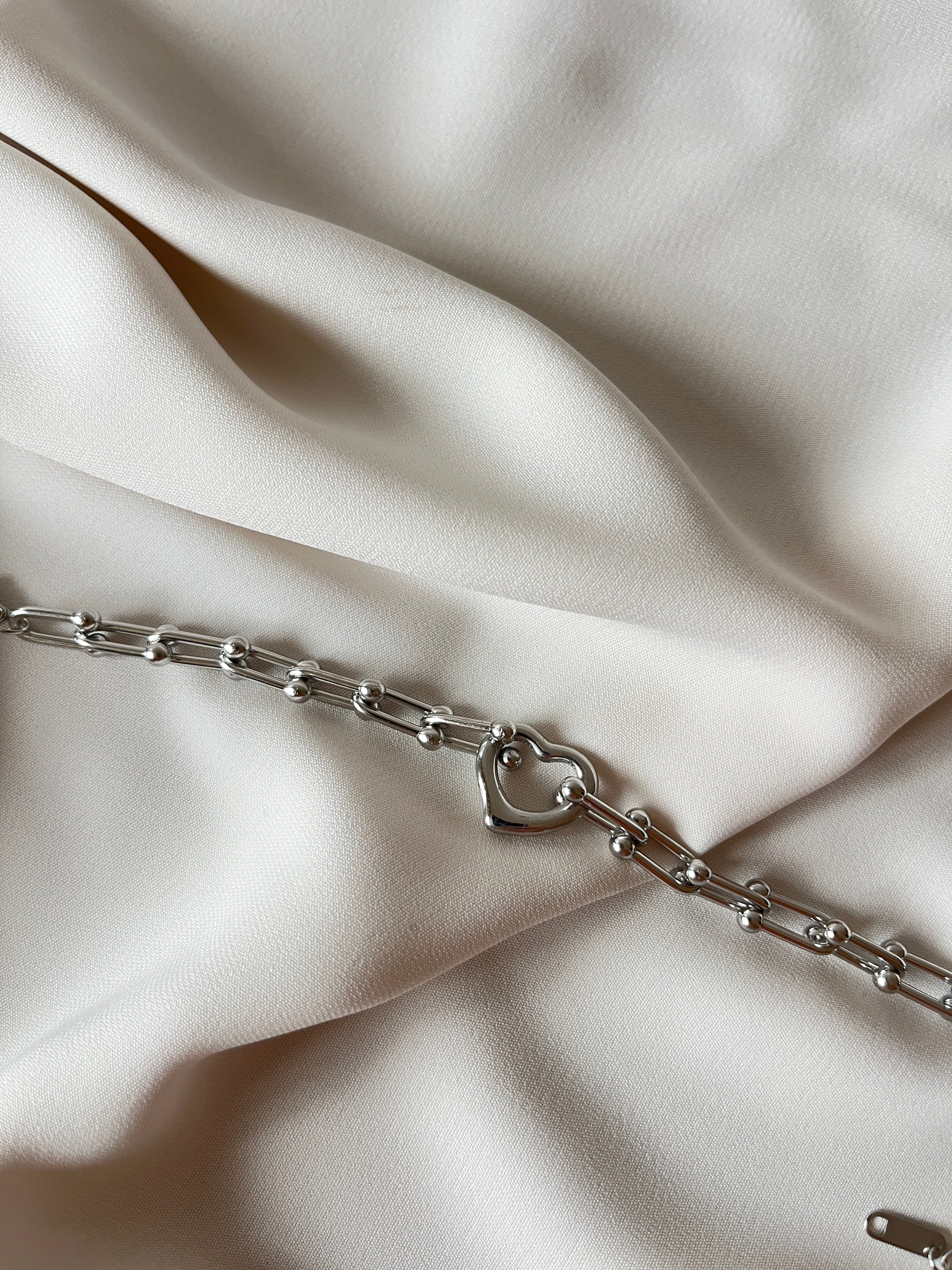 Kalp Tiffany Silver