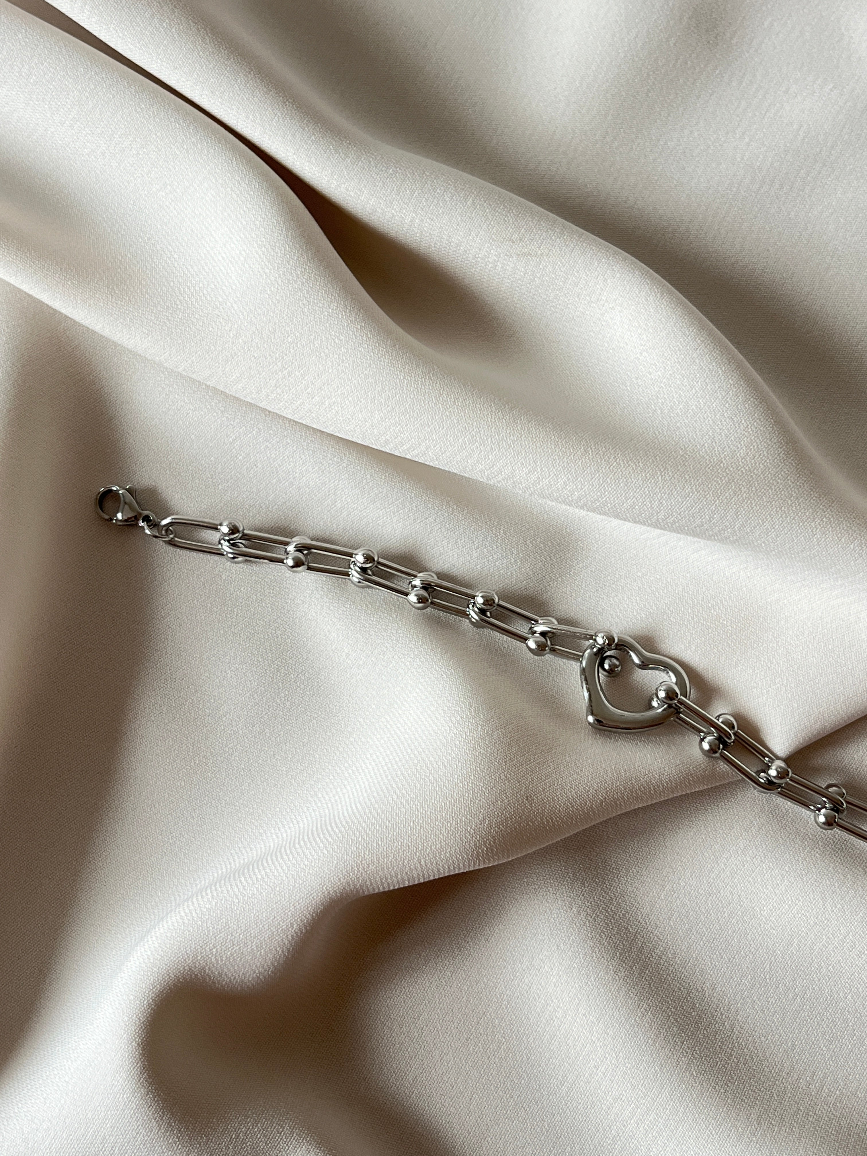 Kalp Tiffany Silver