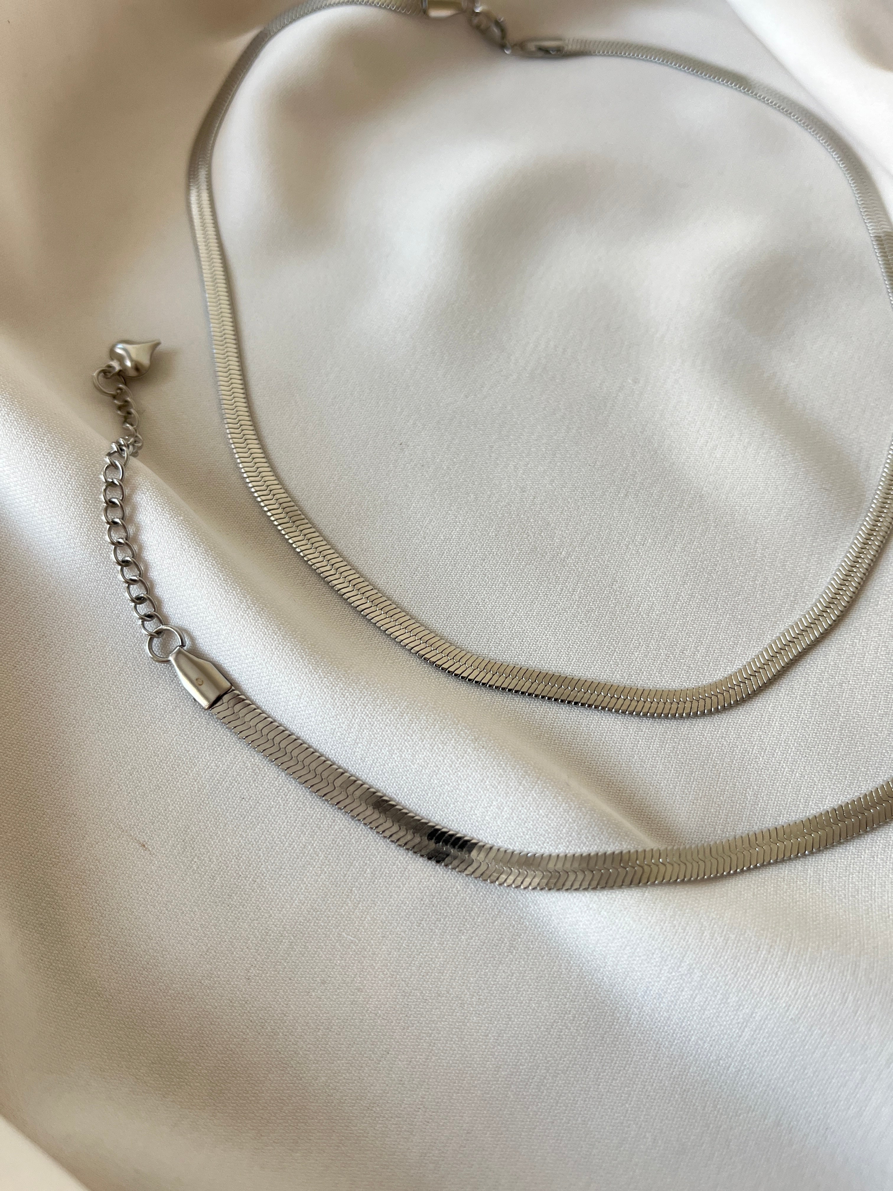 İtalyan Zincir Set Silver