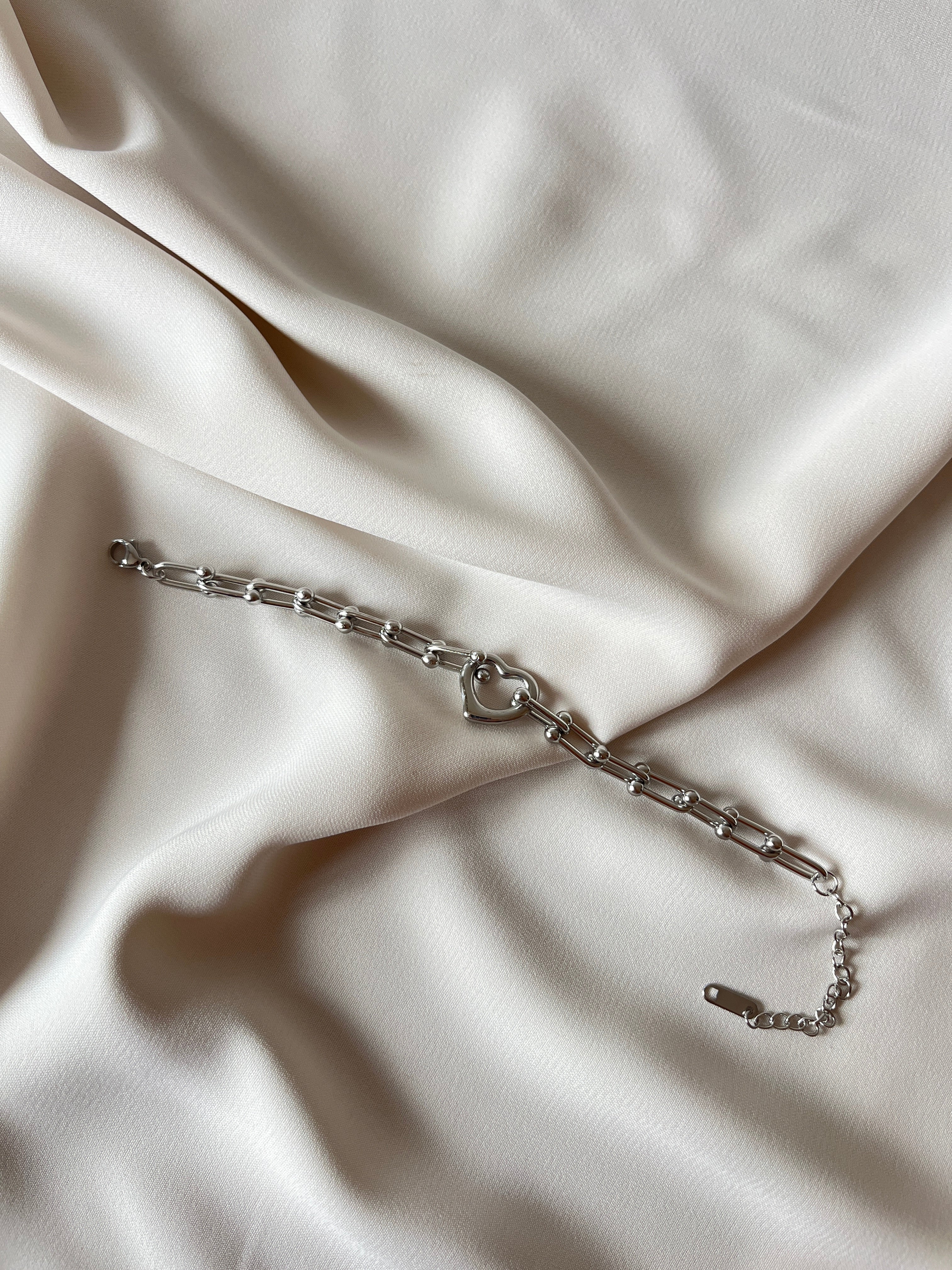 Kalp Tiffany Silver