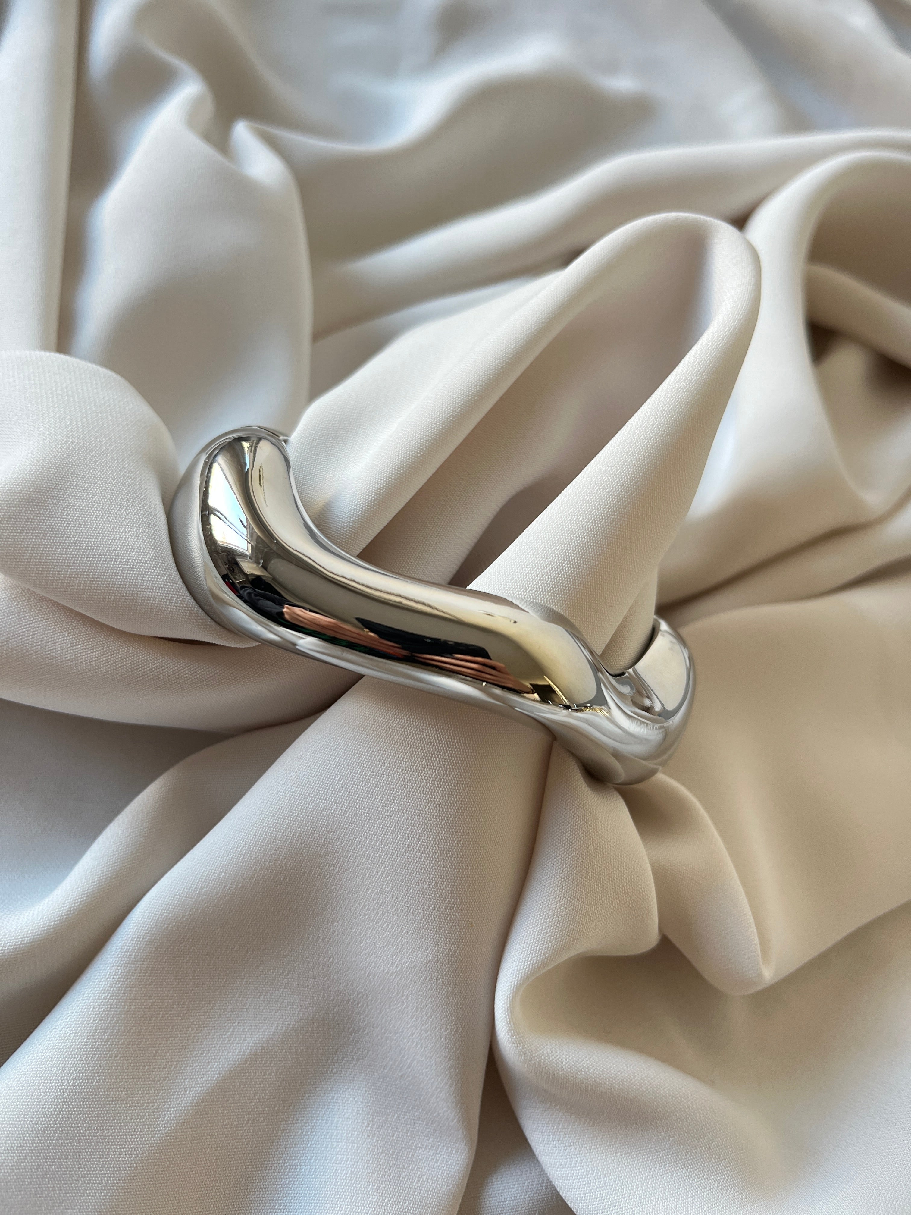 Bouble Silver Kelepçe