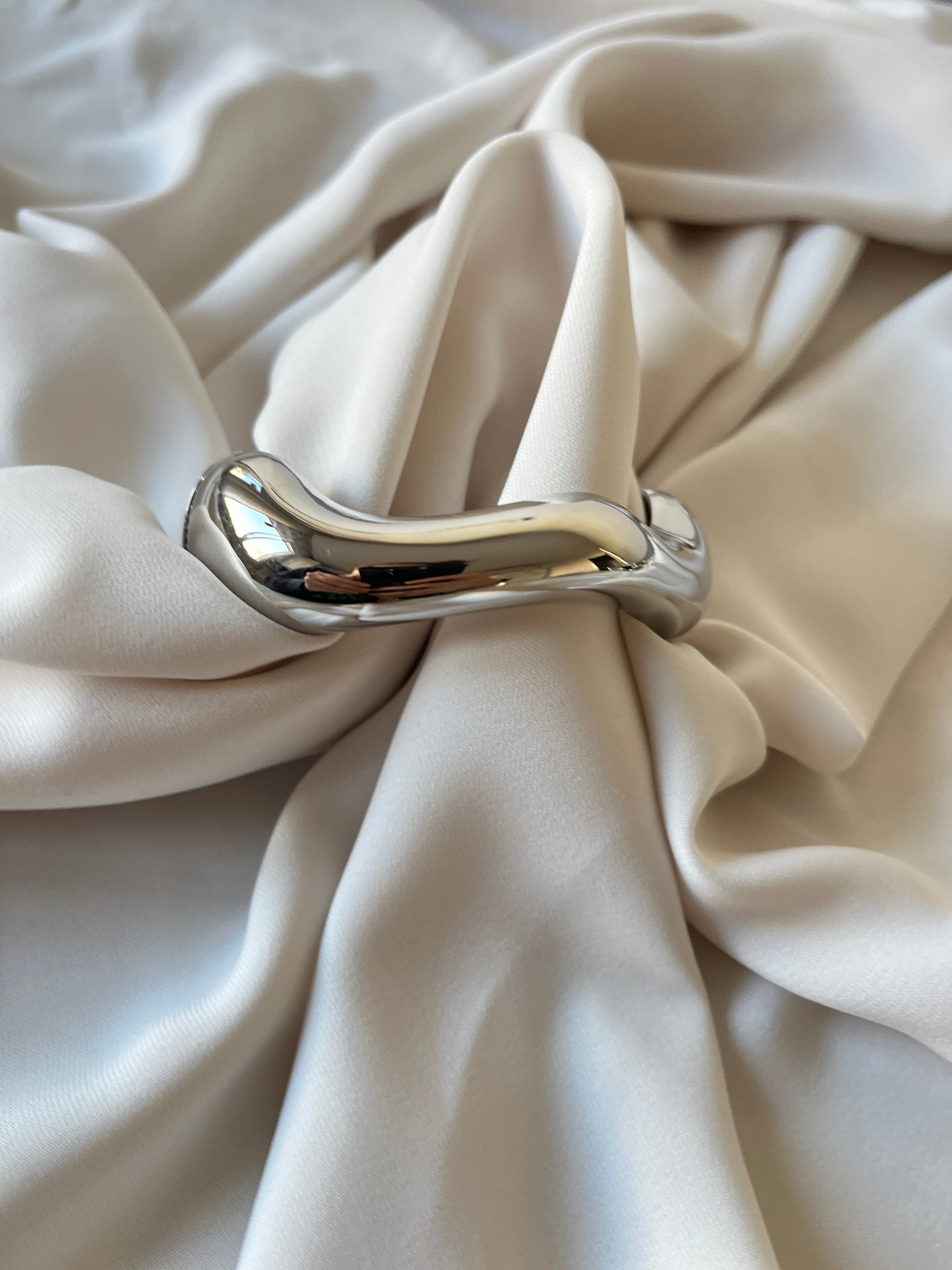 Bouble Silver Kelepçe